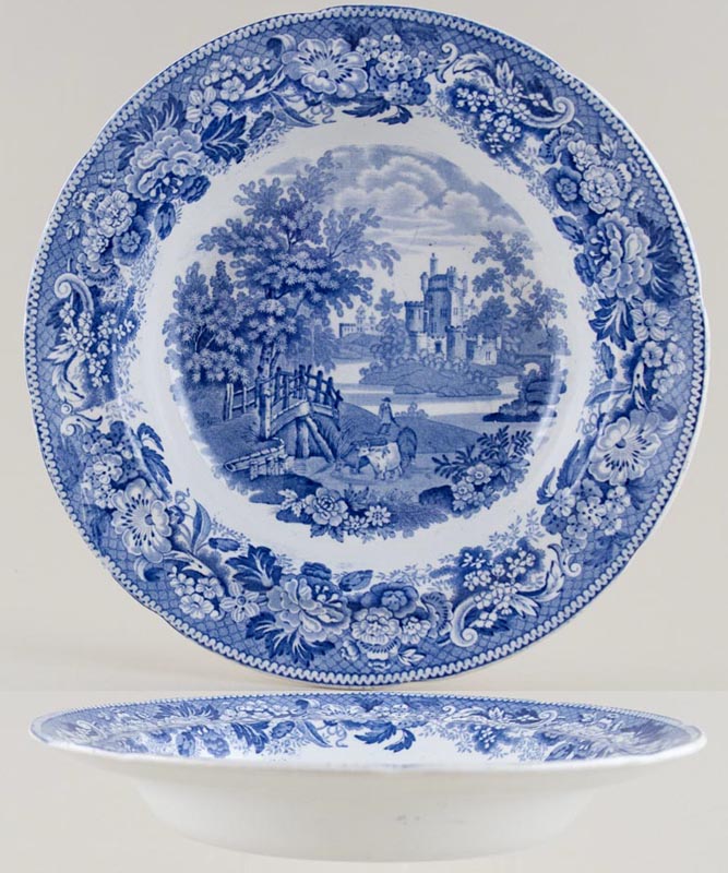 Soup Plate Hexham Abbey c1825